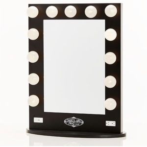 New black vanity mirror with 13 professional bulbs